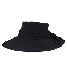 Load image into Gallery viewer, Hot Sale! Fashion large brimmed sun hats Foldable womens sunhats Self-tie Bow women's hat Summer Beach Floppy Cap Headwear