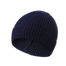 Load image into Gallery viewer, Hat Knitted Unisex Solid Warm Casual Winter Soft Hats Crimping