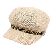Load image into Gallery viewer, Sun Hat Women Cap Adjustable Newsboy Octagonal Beret Visor Baseball Caps
