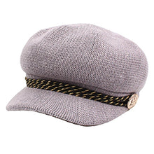 Load image into Gallery viewer, Sun Hat Women Cap Adjustable Newsboy Octagonal Beret Visor Baseball Caps