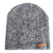 Load image into Gallery viewer, Wine Headwear Dark Hand Hats Winter wash Stretchy Unisex gray Soft gray only Knitted Solid None Warm Light red