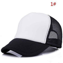 Load image into Gallery viewer, New Vintage Plain Trucker Mesh Hat Snapback Blank Baseball Cap Adjustable