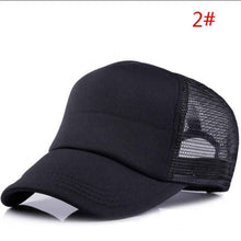 Load image into Gallery viewer, New Vintage Plain Trucker Mesh Hat Snapback Blank Baseball Cap Adjustable