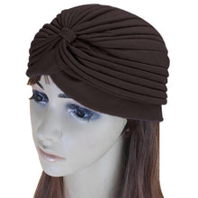 Load image into Gallery viewer, Red Ear Protection Black Red Hat Royal Yoga Blue Solid 35g Coffee Women Fashion Wine Casual Headkerchief All Pleated